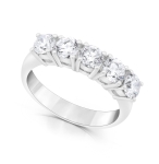 Pierścionek zaręczynowy z diamentami z białego złota 1,56ct Generation