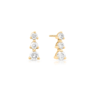 Kolczyki z diamentami z żółtego złota 0,71ct