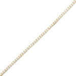 Bransoletka tenisowa z diamentami z żółtego złota 3,65ct
