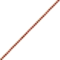 Bransoletka tenisowa z rubinami z żółtego złota 4,89ct