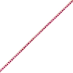 Bransoletka tenisowa z rubinami z żółtego złota 3,15ct