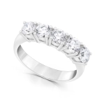 Pierścionek zaręczynowy z diamentami z białego złota 1,56ct Generation