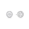 Kolczyki z diamentami z białego złota 0,64ct