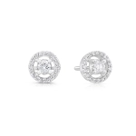 Kolczyki z diamentami z białego złota 0,64ct