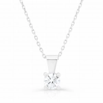 Wisiorek zawieszka z diamentem z białego złota 0,30ct Classy