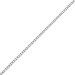 Bransoletka tenisowa z diamentami z białego złota 0,76ct Eternity