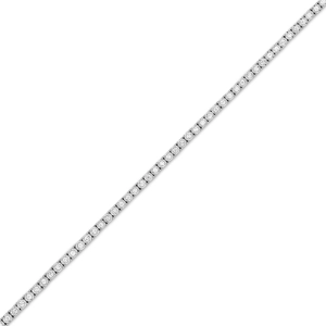 Bransoletka tenisowa z diamentami z białego złota 0,76ct Eternity