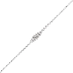 Bransoletka z diamentami z białego złota 0,28ct Brilliance