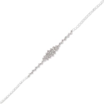 Bransoletka z diamentami z białego złota 0,85ct Brilliance